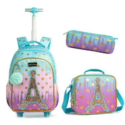 Trolley backpack HWCHHJT-12801T Mochila rodinha