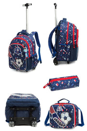 Trolley backpack CB12805 Mochila rodinha infantil